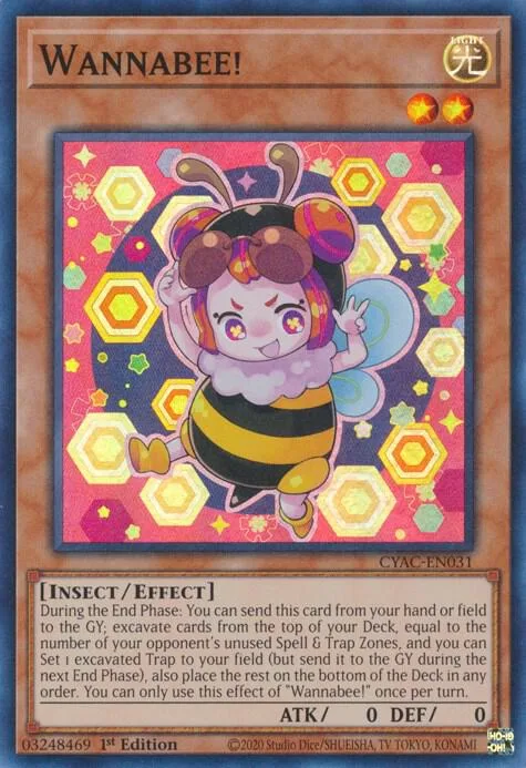 Wannabee! CYAC-EN031 Yu-Gi-Oh card from Cyberstorm Access