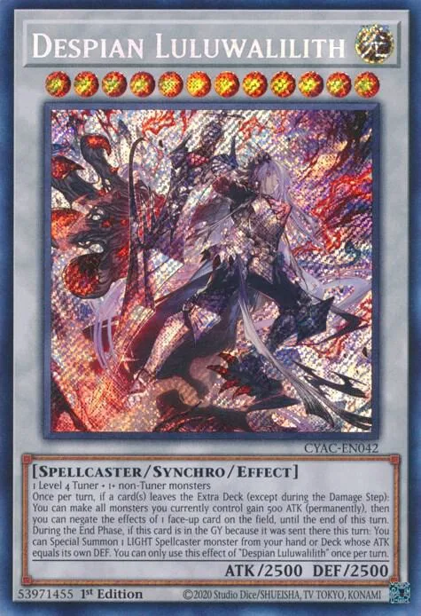 Despian Luluwalilith CYAC-EN042 Yu-Gi-Oh card from Cyberstorm Access