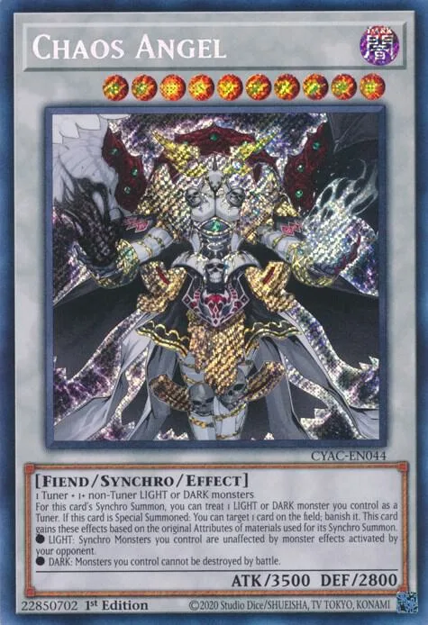 Chaos Angel CYAC-EN044 Yu-Gi-Oh card from Cyberstorm Access