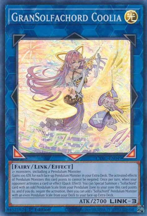 GranSolfachord Coolia CYAC-EN049 Yu-Gi-Oh card from Cyberstorm Access