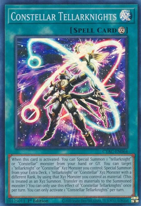 Constellar Tellarknights CYAC-EN064 Yu-Gi-Oh card from Cyberstorm Access