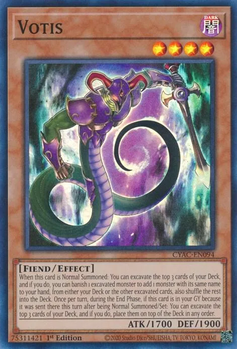Votis CYAC-EN094 Yu-Gi-Oh card from Cyberstorm Access