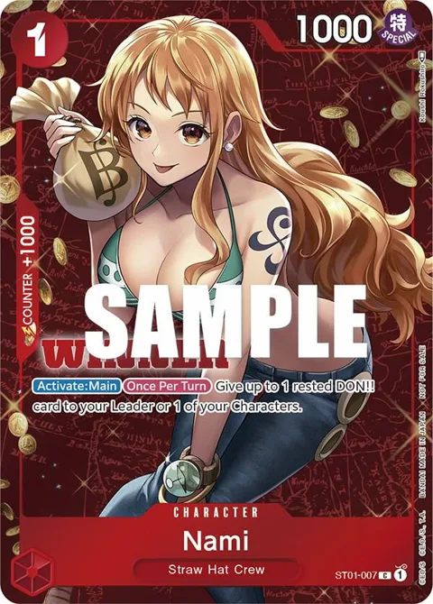 Nami Tournament Pack Vol. 3 [Winner] ST01-007 One Piece card from One Piece Promotion Cards
