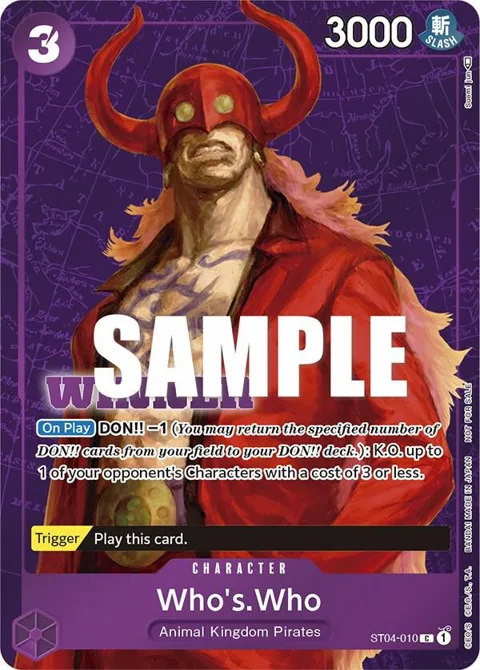 Who's.Who Tournament Pack Vol. 3 [Winner] ST04-010 One Piece card from One Piece Promotion Cards