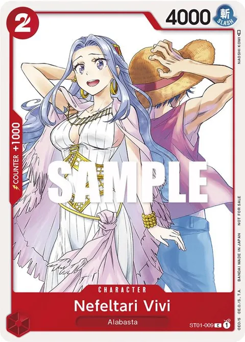 Nefeltari Vivi OP-03 Pre-Release Tournament [Participant] ST01-009 One Piece card from One Piece Promotion Cards