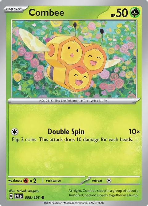 Combee #008/193 Pokémon card from Paldea Evolved