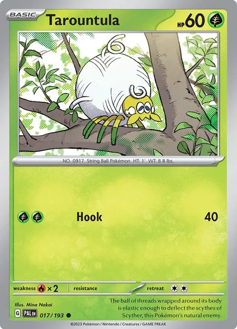 Tarountula #017/193 Reverse Holofoil Pokémon card from Paldea Evolved