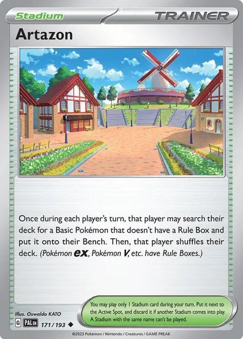 Artazon #171/193 Pokémon card from Paldea Evolved