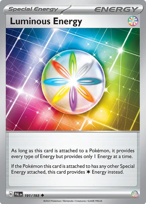 Luminous Energy #191/193 Reverse Holofoil Pokémon card from Paldea Evolved