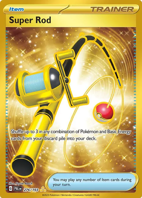 Super Rod #276/193 Holofoil Pokémon card from Paldea Evolved