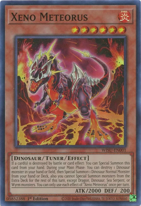 Xeno Meteorus WISU-EN001 Yu-Gi-Oh card from Wild Survivors