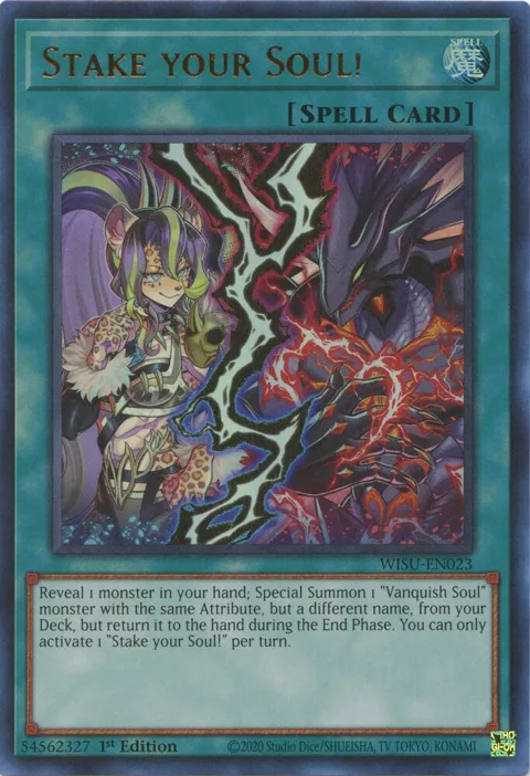 Stake your Soul! WISU-EN023 Yu-Gi-Oh card from Wild Survivors