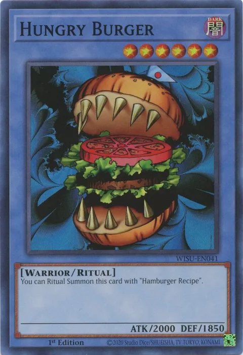 Hungry Burger WISU-EN041 Yu-Gi-Oh card from Wild Survivors