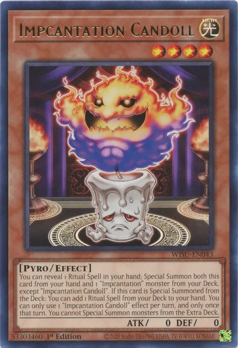 Impcantation Candoll WISU-EN043 Yu-Gi-Oh card from Wild Survivors