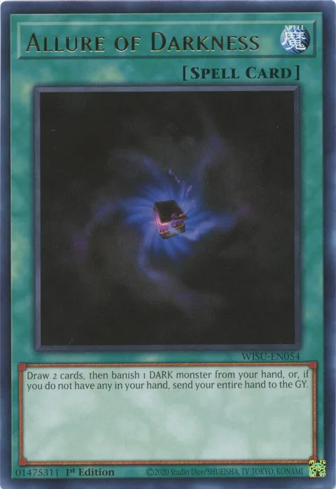Allure of Darkness WISU-EN054 Yu-Gi-Oh card from Wild Survivors