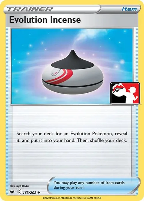 Evolution Incense #163/202 Pokémon card from Prize Pack Series Cards