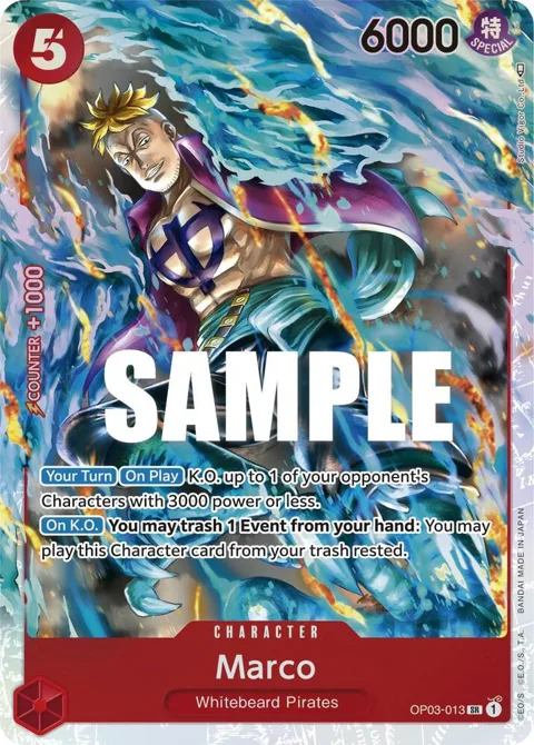 Marco OP03-013 One Piece card from Pillars of Strength