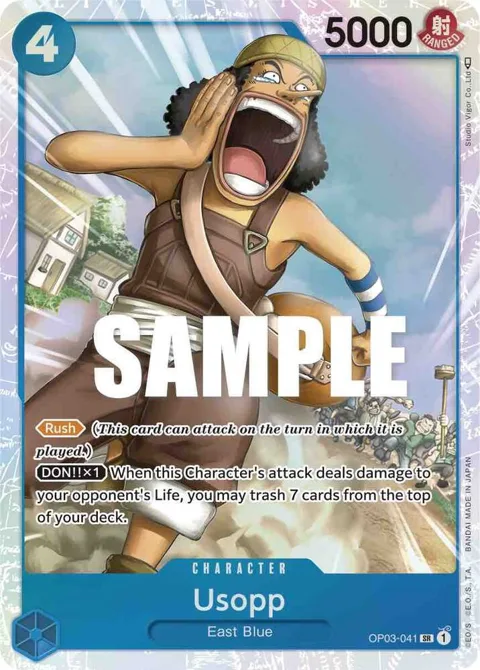 Usopp OP03-041 One Piece card from Pillars of Strength