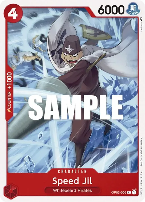 Speed Jil OP03-006 OP03 One Piece card from Pillars of Strength