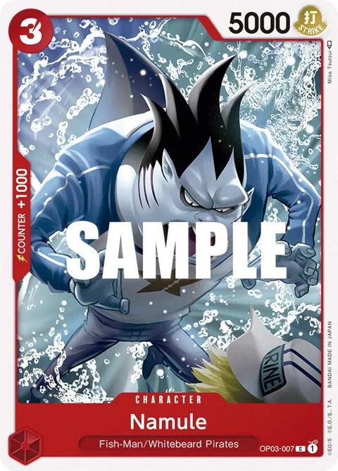 Namule OP03-007 OP03 One Piece card from Pillars of Strength