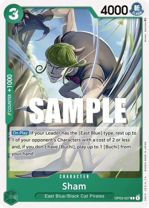 Sham OP03-027 One Piece card from Pillars of Strength