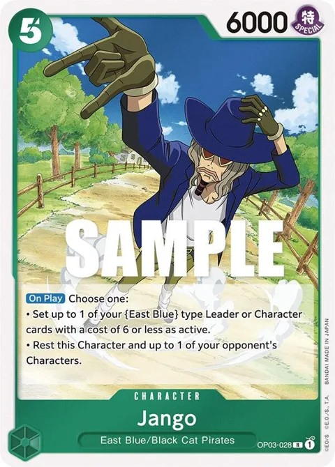 Jango OP03-028 One Piece card from Pillars of Strength