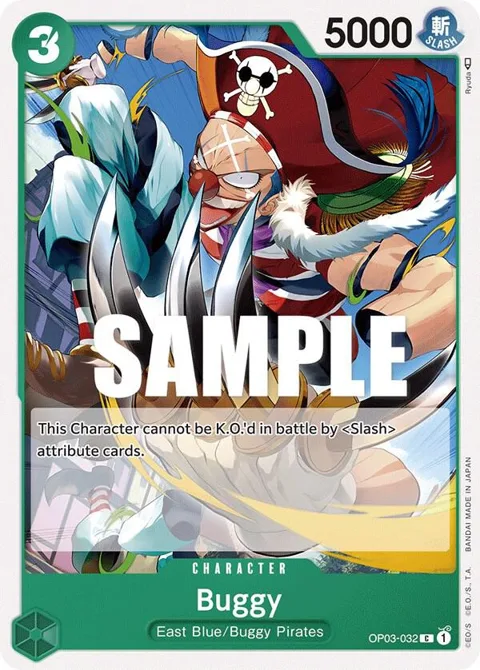 Buggy OP03-032 One Piece card from Pillars of Strength
