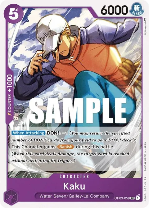 Kaku OP03-059 One Piece card from Pillars of Strength