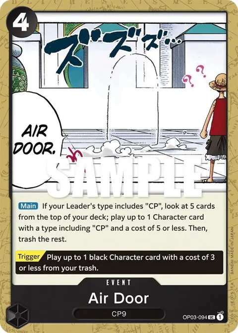 Air Door OP03-094 One Piece card from Pillars of Strength