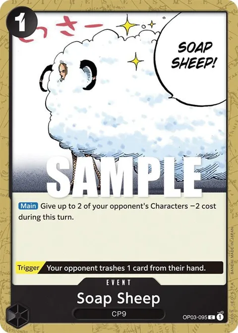 Soap Sheep OP03-095 One Piece card from Pillars of Strength