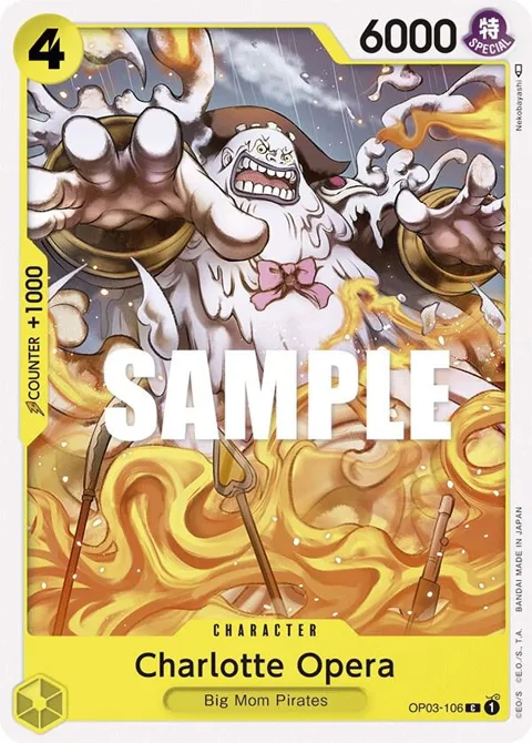 Charlotte Opera OP03-106 OP03 One Piece card from Pillars of Strength