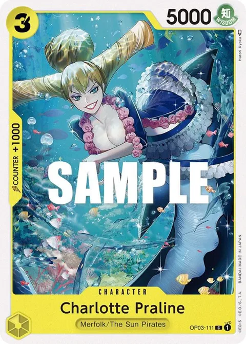 Charlotte Praline OP03-111 One Piece card from Pillars of Strength