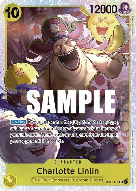 Charlotte Linlin OP03-114 One Piece card from Pillars of Strength