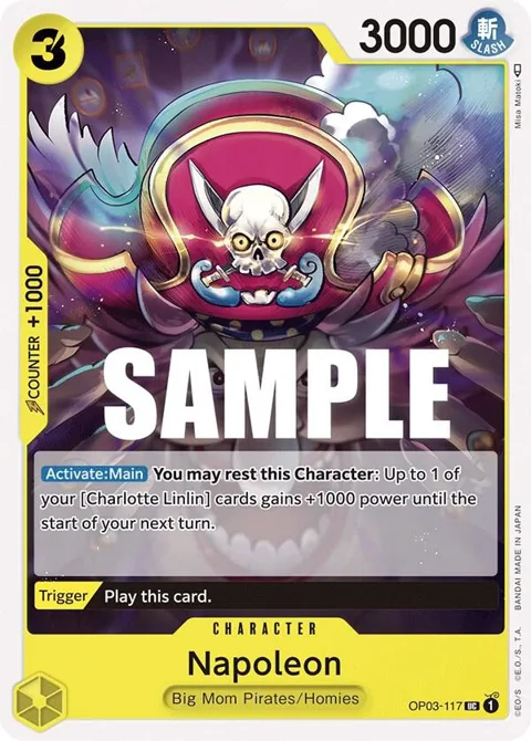 Napoleon OP03-117 One Piece card from Pillars of Strength