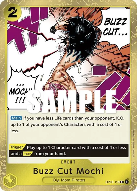 Buzz Cut Mochi OP03-119 One Piece card from Pillars of Strength