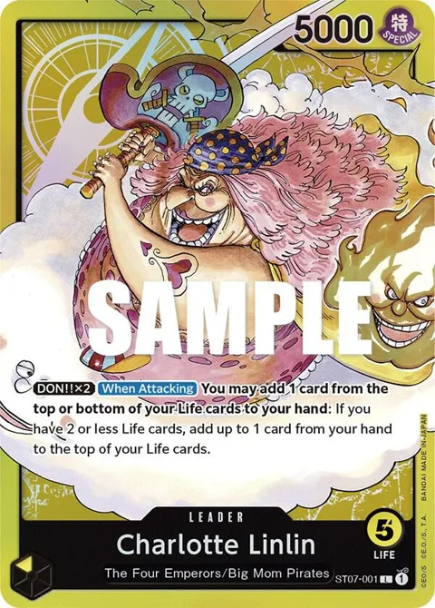 Charlotte Linlin ST07-001 One Piece card from Starter Deck 7: Big Mom Pirates