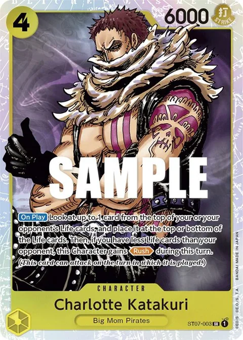 Charlotte Katakuri ST07-003 One Piece card from Starter Deck 7: Big Mom Pirates