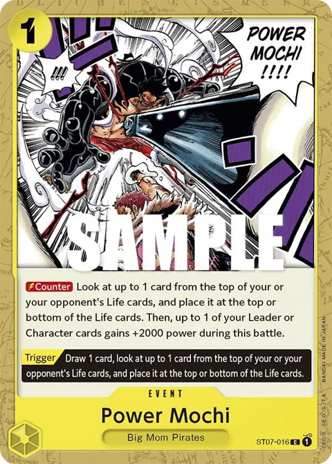 Power Mochi ST07-016 One Piece card from Starter Deck 7: Big Mom Pirates