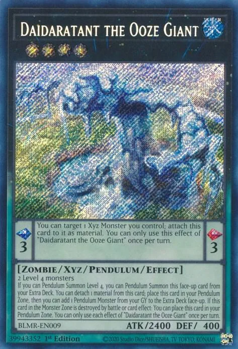 Daidaratant the Ooze Giant BLMR-EN009 Yu-Gi-Oh card from Battles of Legend: Monstrous Revenge