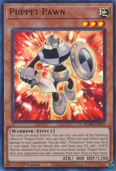 Puppet Pawn BLMR-EN015 Yu-Gi-Oh card from Battles of Legend: Monstrous Revenge