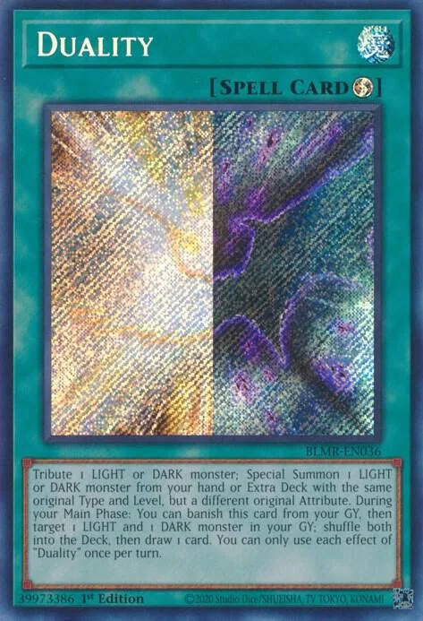 Duality BLMR-EN036 Yu-Gi-Oh card from Battles of Legend: Monstrous Revenge