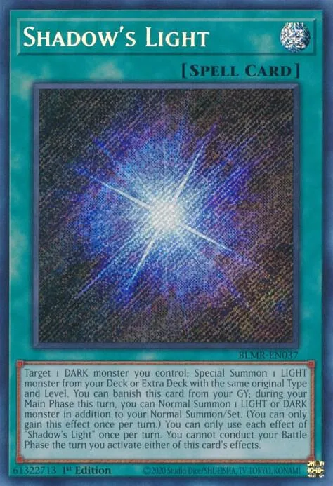 Shadow's Light BLMR-EN037 Yu-Gi-Oh card from Battles of Legend: Monstrous Revenge