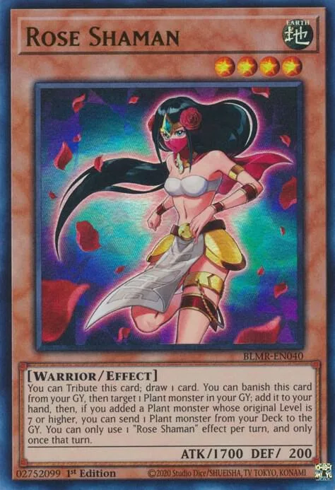 Rose Shaman BLMR-EN040 Yu-Gi-Oh card from Battles of Legend: Monstrous Revenge