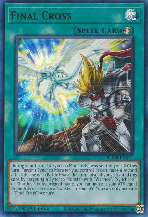 Final Cross BLMR-EN041 Yu-Gi-Oh card from Battles of Legend: Monstrous Revenge