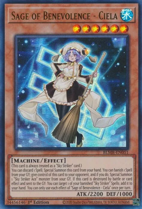 Sage of Benevolence - Ciela BLMR-EN051 Yu-Gi-Oh card from Battles of Legend: Monstrous Revenge