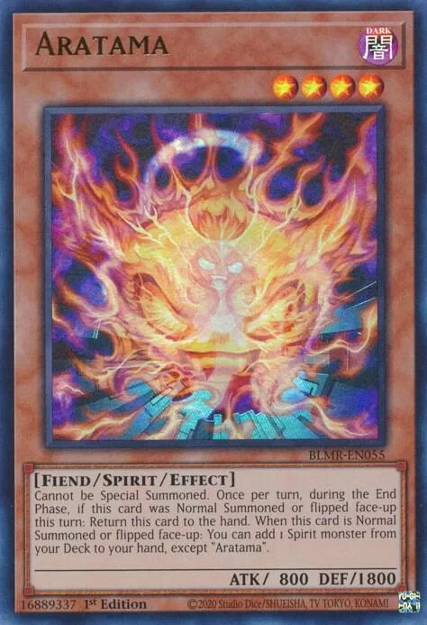 Aratama BLMR-EN055 Yu-Gi-Oh card from Battles of Legend: Monstrous Revenge