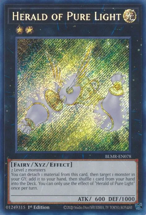 Herald of Pure Light BLMR-EN078 Yu-Gi-Oh card from Battles of Legend: Monstrous Revenge