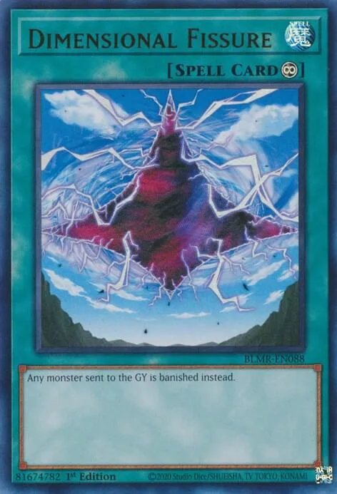 Dimensional Fissure BLMR-EN088 Yu-Gi-Oh card from Battles of Legend: Monstrous Revenge