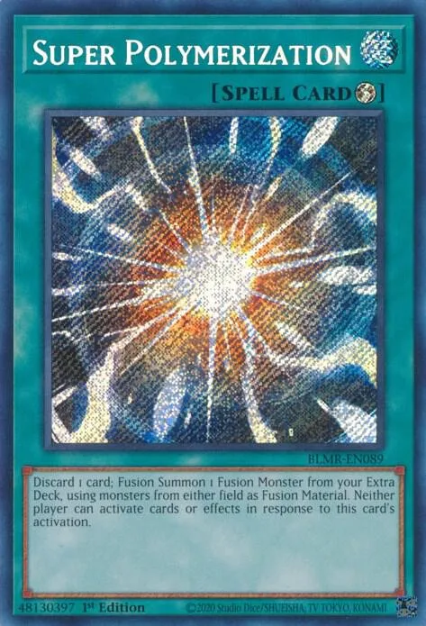 Super Polymerization BLMR-EN089 Yu-Gi-Oh card from Battles of Legend: Monstrous Revenge