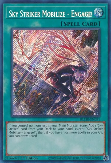 Sky Striker Mobilize - Engage! BLMR-EN091 Yu-Gi-Oh card from Battles of Legend: Monstrous Revenge